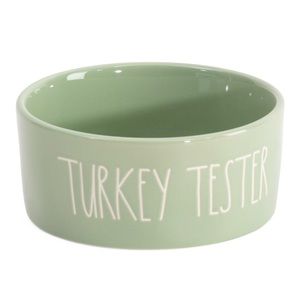 NWT Rae Dunn 🐾 TURKEY TESTER 🦃 Pet Bowl